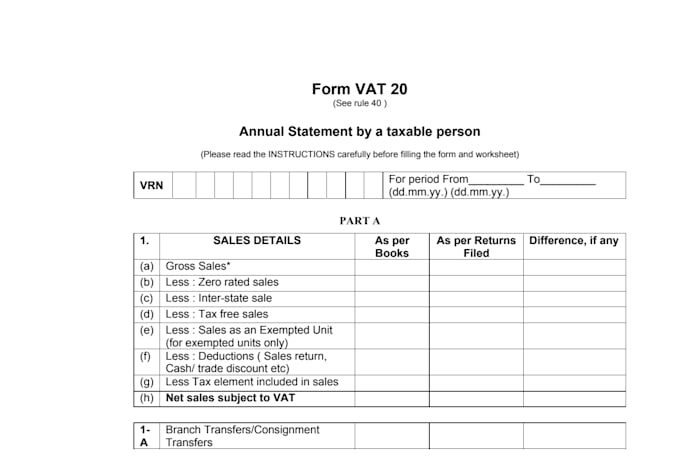 file vat returns and excel work